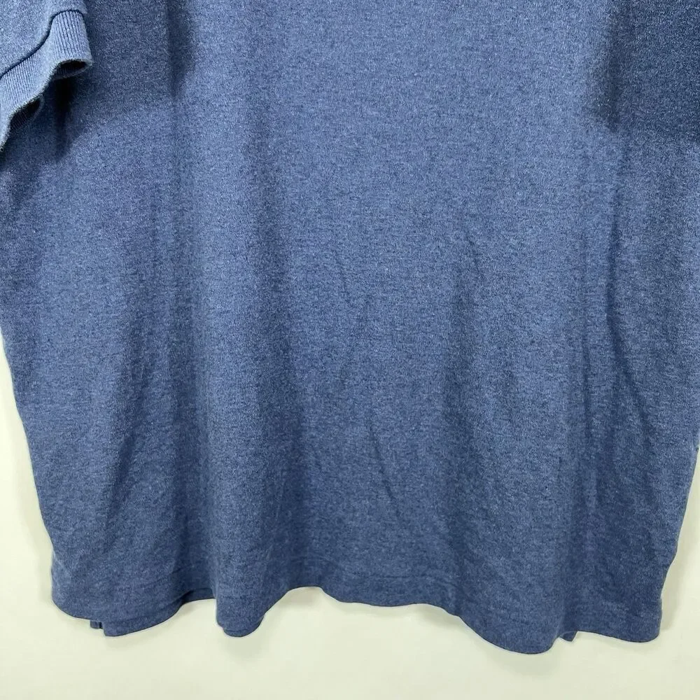 Polo Ralph Lauren Polo Shirt Mens Size Medium Blue Red Pony Short Sleeve